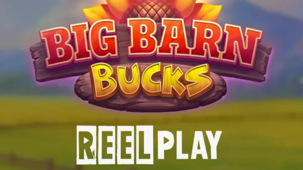 Tampilan antarmuka slot Big Barn Bucks dengan tema peternakan yang ceria